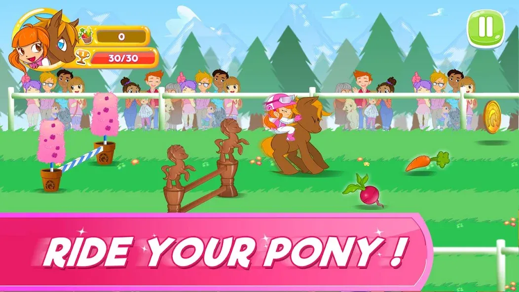 Pony Run : Magic Trails (Пони Ран)  [МОД Menu] Screenshot 2