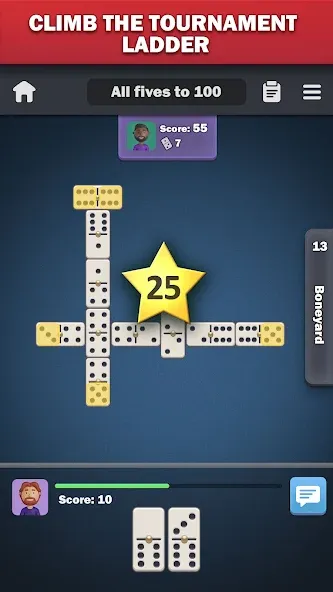 Dominoes online - play Domino!  [МОД Много монет] Screenshot 3