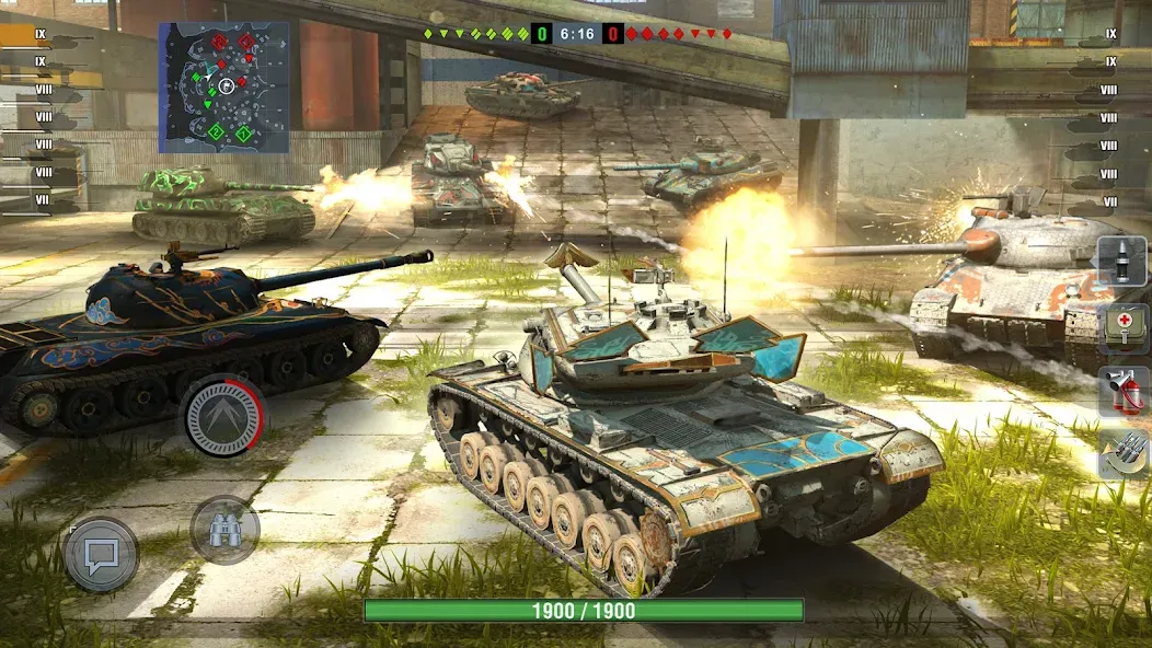 World of Tanks Blitz (Ворлд оф Танкс Блиц ПВП)  [МОД Menu] Screenshot 5