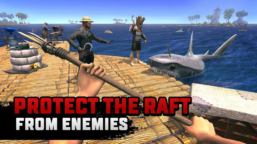 Raft® Survival: Multiplayer (Рафт Сурвивал)  [МОД Menu] Screenshot 3