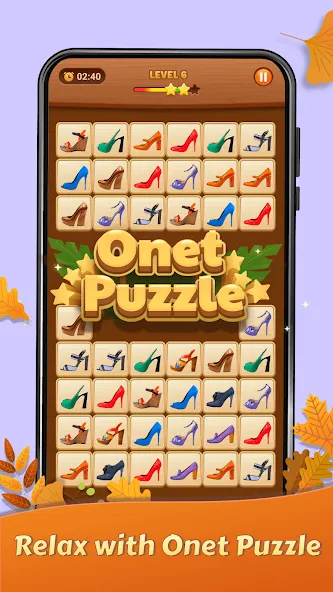 Onet Puzzle - Tile Match Game (Онет Пазл)  [МОД Много монет] Screenshot 1