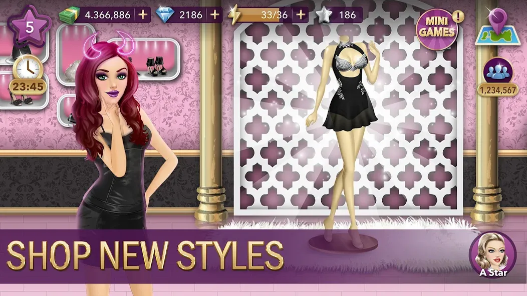 Hollywood Story®: Fashion Star (Холливуд Стори)  [МОД Mega Pack] Screenshot 5