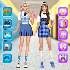 Скачать взломанную College Dress Up for Girls (Капель Макеовер)  [МОД Бесконечные деньги] - полная версия apk на Андроид