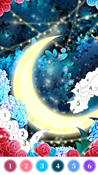 Rose Coloring Book Color Games  [МОД Все открыто] Screenshot 4