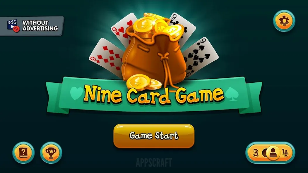 Nine Card Game online offline  [МОД Unlimited Money] Screenshot 2