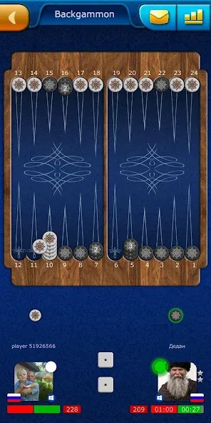 Backgammon LiveGames online  [МОД Unlocked] Screenshot 3