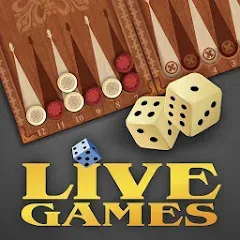 Взлом Backgammon LiveGames online  [МОД Unlocked] - полная версия apk на Андроид