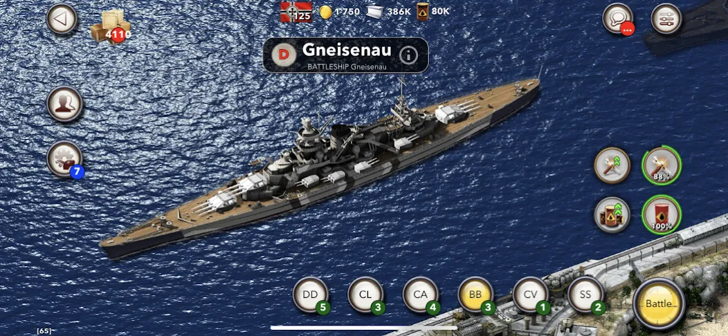 Navy Field: Online Sea Battles (НеиФилд)  [МОД Бесконечные деньги] Screenshot 2