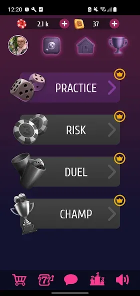 Farkle Pro - 10000 dice game  [МОД Mega Pack] Screenshot 1