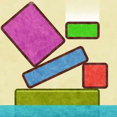 Скачать взлом Drop Stack Block Stacking Game (Дроп Стэк блочная игра с укладкой блоков)  [МОД Бесконечные деньги] - полная версия apk на Андроид