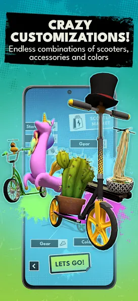 Touchgrind Scooter (Тачгринд Скутер)  [МОД Меню] Screenshot 5