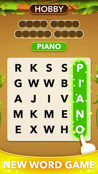 Word Heaps Search - Word Games (Ворд Хипс Срч)  [МОД Много денег] Screenshot 1