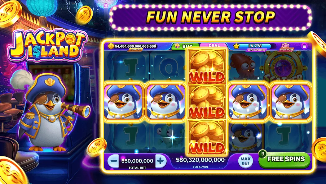 Jackpot Island - Slots Machine (Джекпот Айленд)  [МОД Все открыто] Screenshot 4