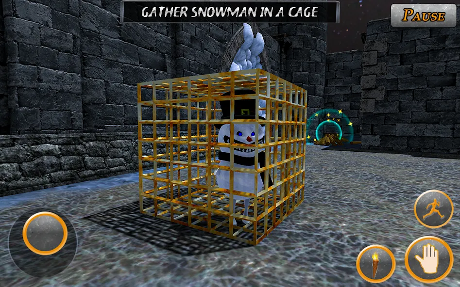 Evil Scary Snowman  Games 3d (Ивил Скари Сноумэн Геймс 3д)  [МОД Menu] Screenshot 3