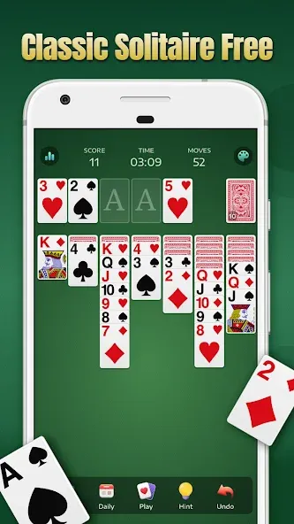 Solitaire - Classic Card Games  [МОД Бесконечные деньги] Screenshot 1