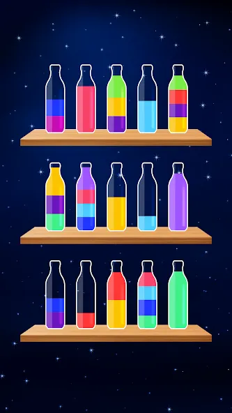 Water Sort Puzzle - Color Game (Уотер Сорт Пазл)  [МОД Бесконечные монеты] Screenshot 5