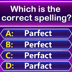 Взломанная Spelling Quiz - Word Trivia (Спеллинг Квиз)  [МОД Меню] - полная версия apk на Андроид