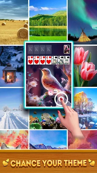 Spider Solitaire Card Game  [МОД Mega Pack] Screenshot 3