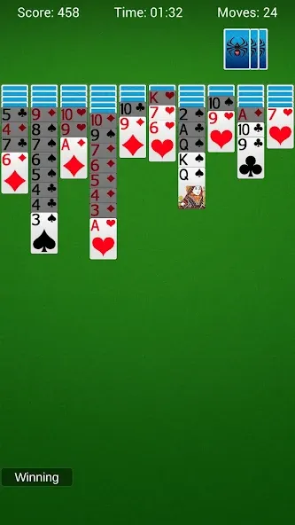 Spider Solitaire - Card Games  [МОД Бесконечные деньги] Screenshot 3