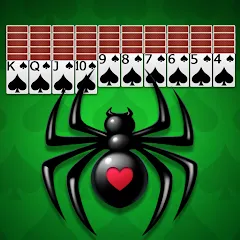 Скачать взломанную Spider Solitaire - Card Games  [МОД Бесконечные деньги] - стабильная версия apk на Андроид