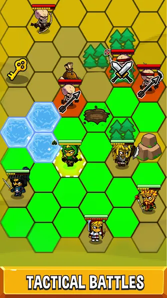 Five Heroes: The King's War (Файв Хироес)  [МОД Бесконечные монеты] Screenshot 5