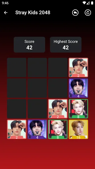 Stray Kids 2048 Game (Стрей Кидз 2048 игра)  [МОД Меню] Screenshot 3