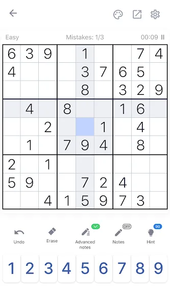 Sudoku - Classic Sudoku Puzzle  [МОД Меню] Screenshot 1