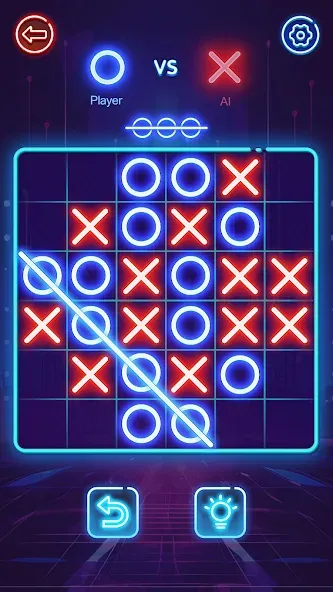 OX Game - XOXO · Tic Tac Toe  [МОД Бесконечные монеты] Screenshot 3