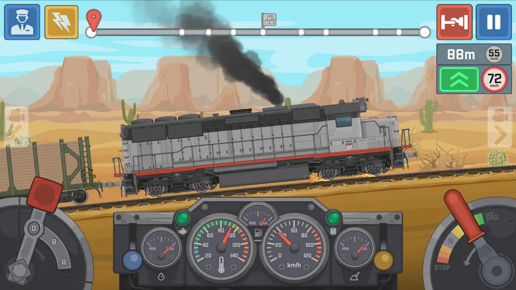 Train Simulator: Railroad Game (Трейн Симулятор)  [МОД Меню] Screenshot 1