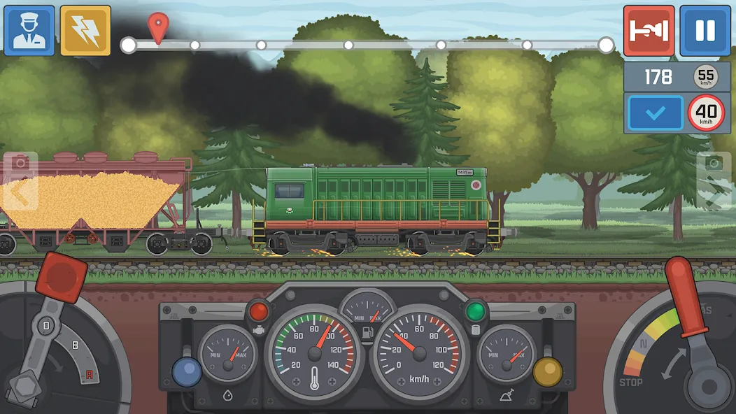 Train Simulator: Railroad Game (Трейн Симулятор)  [МОД Меню] Screenshot 4