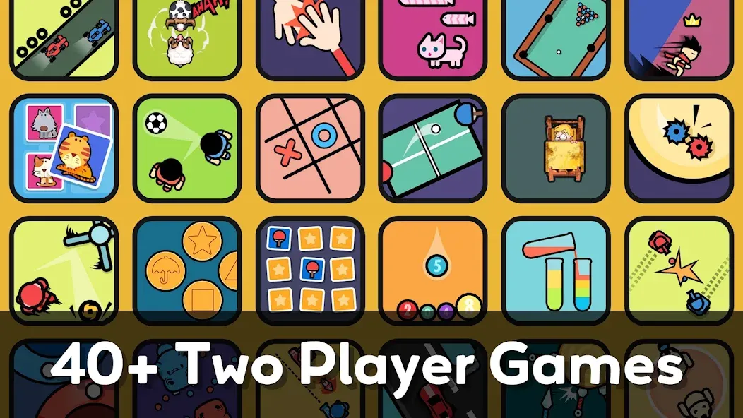 Two Player Games: 2 Player Joy  [МОД Все открыто] Screenshot 1