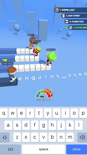 Type Sprint: Typing Games (Тайп Спринт)  [МОД Unlimited Money] Screenshot 1