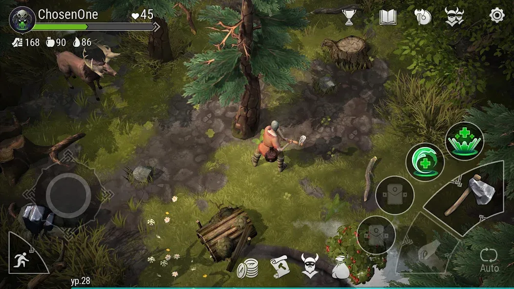 Frostborn: Action RPG (Фростборн)  [МОД Много монет] Screenshot 1