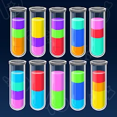 Скачать взлом SortPuz 3D: Water Color Sort (СортПаз 3Д)  [МОД Меню] - полная версия apk на Андроид