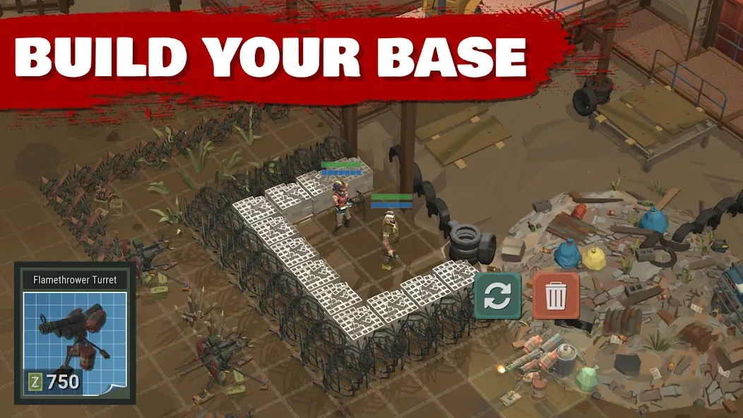 Overrun: Zombie Tower Defense (Оверран)  [МОД Unlocked] Screenshot 3