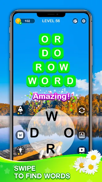 Word Connect - Train Brain (Ворд Коннект)  [МОД Бесконечные деньги] Screenshot 1