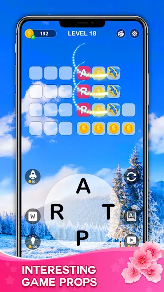 Word Connect - Train Brain (Ворд Коннект)  [МОД Бесконечные деньги] Screenshot 3